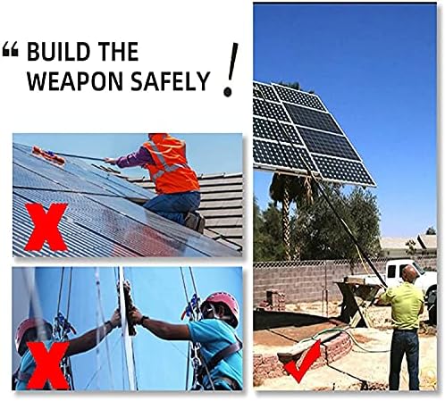 Telescopic Pole Kit Cleaning Brush24FT 30FT 36FT Window Cleaner Glass Solar Panel Cleaning System Washing Equipment ToolWater Fed Pole KitWater Fed Brush w/Squeegee10.8M#36FT