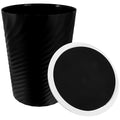 Luxshiny Bathroom Trash Can with Lid Capacity Wastebasket for Home Office and Hotel Use Sturdy Design for and Easy Maintenance