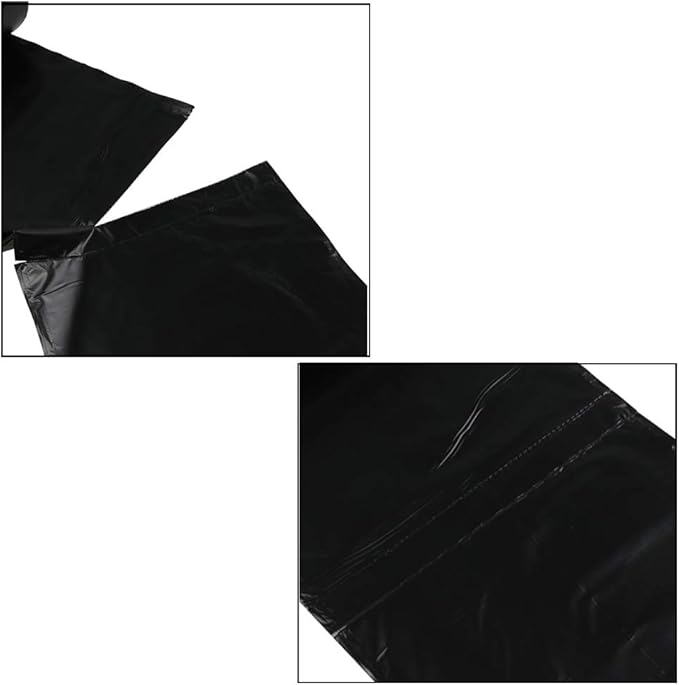 Ramddy 150 Count Medium Trash Bags 8 Gallon Black Trash Can Liners