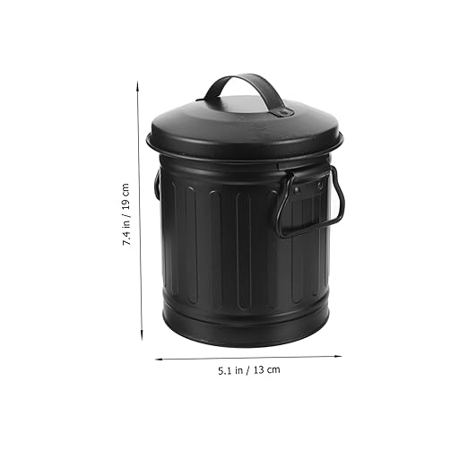 Simple Design Pencil Cup Desk Organizer Kitchen Trash Cans Small Wastebasket Material Multi-use