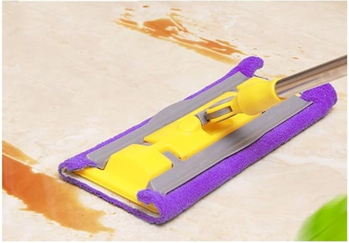 MopMicrofiber Hardwood Floor Mop Rotation Dust Flat Mop with Long Stainless Steel Handle for Home/Office Floor Cleaning