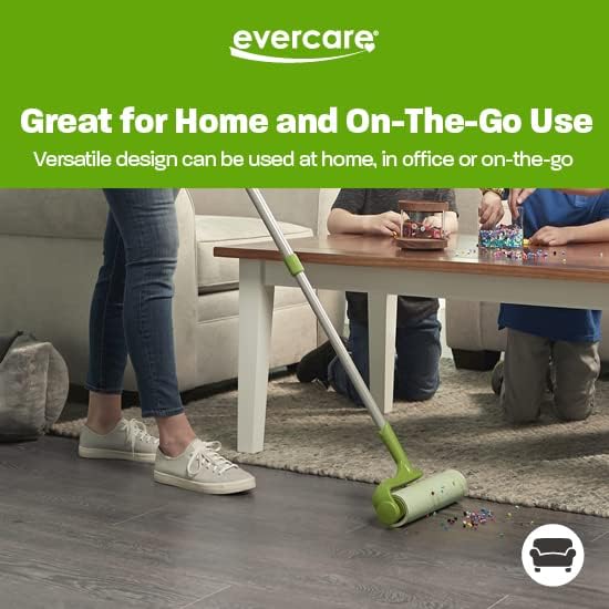 Evercare Pack of 6 10 Wide Large Surface Mega Pet Roller Refill 50 Sheets Each (300 Sheets Total)
