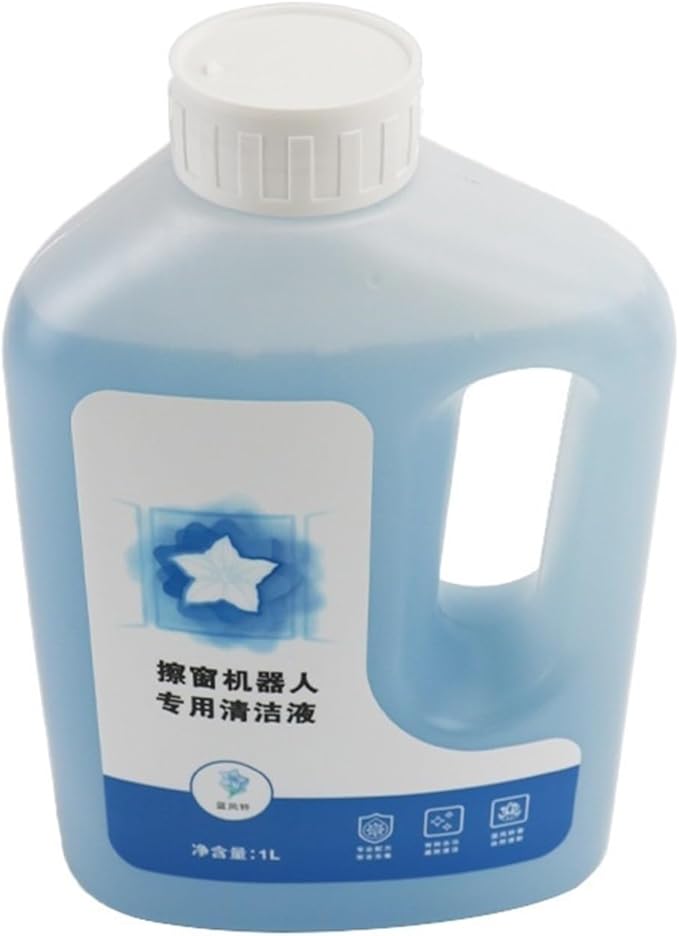 Glass Cleaning Agent Compatible with Ecovacs W1Pro W1S Pro W2 4L Window Cleaning Liquid Wiping Robot