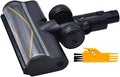 Vacuum Electric Floor BrushCompatible For DreameT30 R10 R30 R20 Floor Soft Roller Brush Head Attachment With LED Dust Lights(Black)