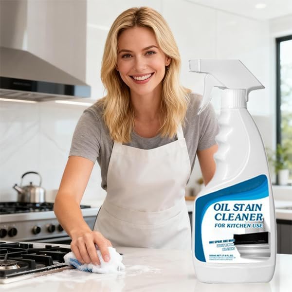 Heavy Oil Stain Cleaner SprayGrease Cleaner Heavy Duty For KitchenLiquido Para Limpiar EstufasPortable Grease Remover Kitchen All-Purpose For Surfaces DegreaserPotsAir FryerCabinetsGrill (2pcs)