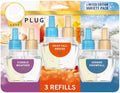 F.e.b.r.e.z.e Plug In Air Freshener Odor-Fighting Scented Oil Mix 3 Refill (Premium Holiday Mix)