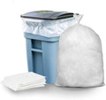 Plasticplace - W33LDC1 33 Gallon Trash Bags │ 1.2 Mil │ Clear Heavy Duty Garbage Can Liners │ 33 x 39 (100 Count)