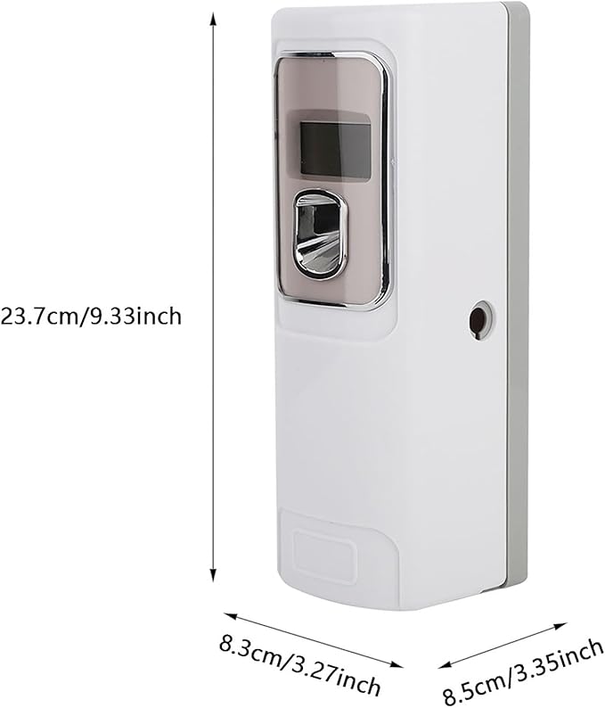 Topyond Automatic Air Freshener Spray Dispenser Electric LCD Pump Aroma Machine Effortless Automatic Spray for Home for Continuous Freshness in Any Room