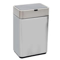 2.4 Gallon / 9L Small Motion Sensor Trash Can Stainless Steel Automatic Trash Bin Touchless Electric Garbage Can for Bathroom Bedroom Under Desk Silver (Silver 2.4 Gallon Stainless Steel)