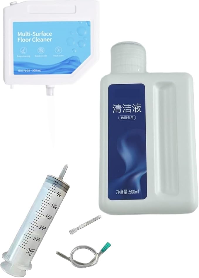 Compatible for Dreame L10s Ultra S10 Pro PlusVacuum Cleaner Spare Parts Fluid 300MLFloor Cleaning SolutionVacuum Cleaner Accessories Vacuum Cleaner Cleaning Solution (Color : Set 2)
