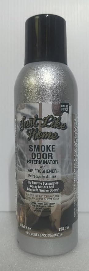 Smoke Odor Exterminator 198 gm/ 7 oz Large Spray Vanilla Glitz Set of Three Cans. Assortment (3) Includes Vanilla Glitz Just Like Home &amp Ocean Breeze.