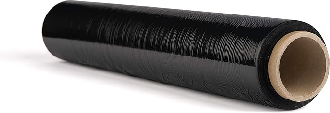 Aluf Plastics 29 Tubing 4 MIL Black Compactor Bags With 3 Core Rolls - 29 Inch x 269 Feet - For Contractor Industrial Healthcare &amp Municipal