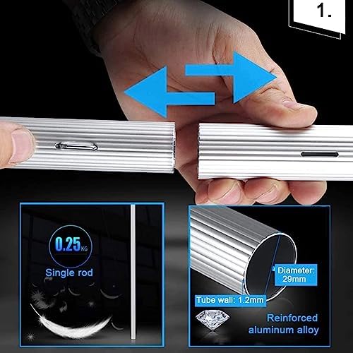 Glass Cleaning Brush Home Water Fed Telescopic Pole Kit Solar Panel Brush Rotating for Photovoltaic PanelPhotovoltaic Solar Panel Cleaning Rod/with Brush Telestool Extended Water Spray Wash