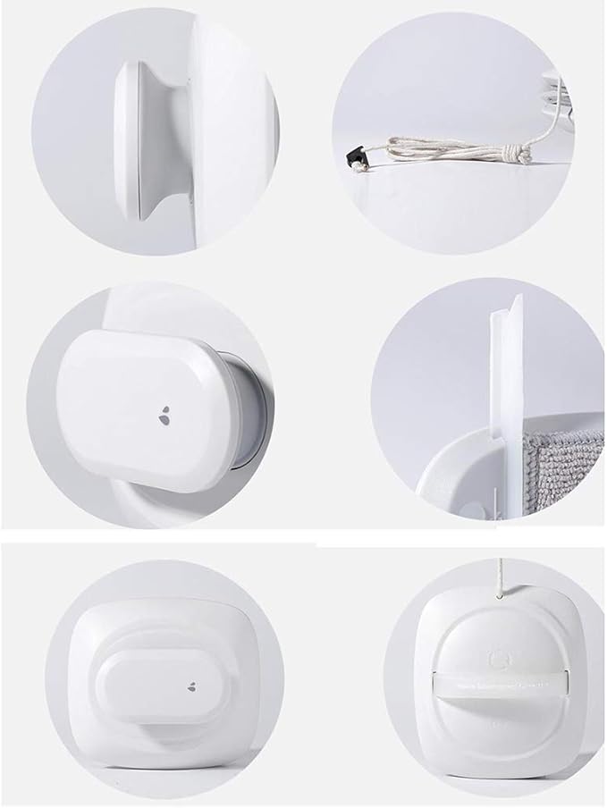 Window Cleaner Wipers Magnetic 15-24mm Double Side Glass Cleaner Window Clean Brush Window Cleaner Washing Brush Equipment Glass Wiper Cleaning Tool