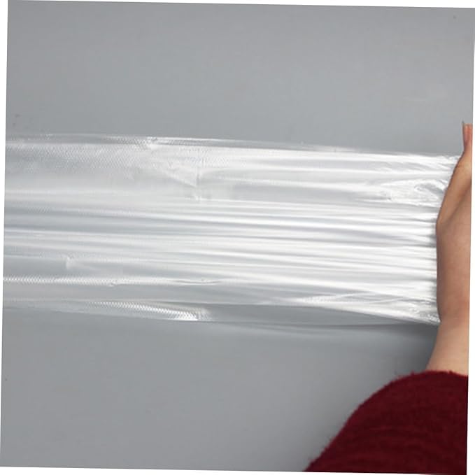 Thickened Small Trash Bags for Bathroom and Kitchen 6 Rolls 45x50cm Flat-top Disposable Garbage Can Liners Multipurpose Household Waste Bags
