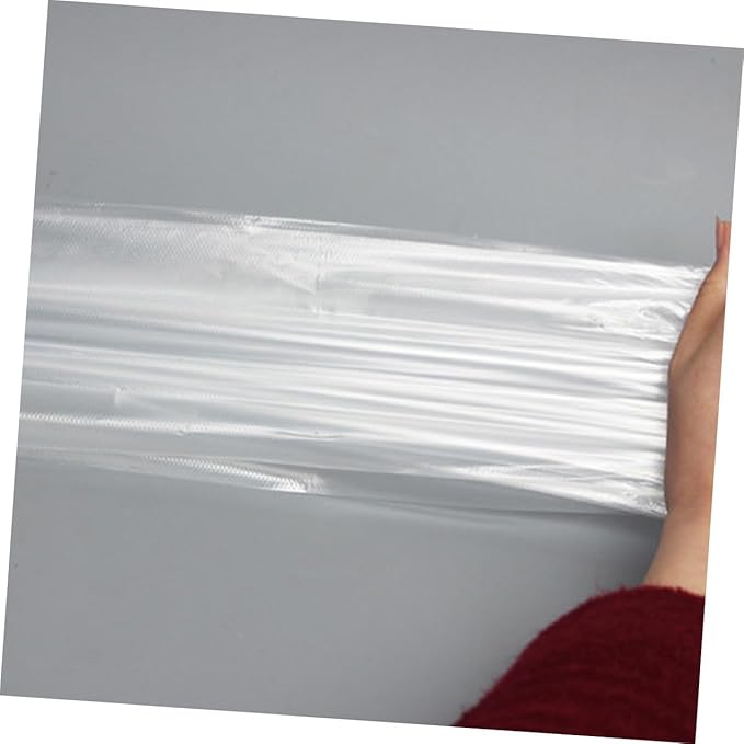 Gatuida Thickened Plastic Trash Bags 6 Rolls 45x50cm Flat-top Garbage Bags for Home and Bathroom Disposable Trash Can Liners for Bedroom and Kitchen Use