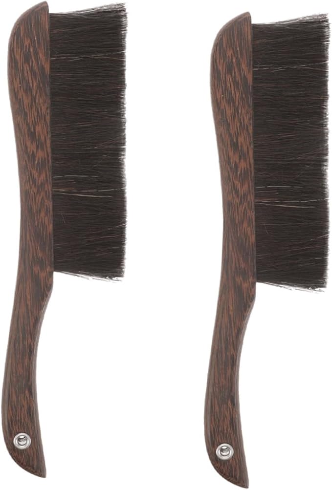 2pcs Cedar Horsehair Brush Mini Stick Duster for Computer Keyboard Cleaning Broom