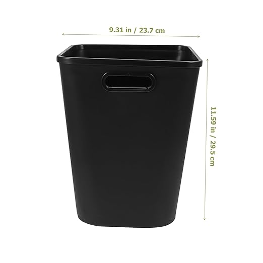 Garbage Can Lid Large Bathroom Trash Can Kitchen Bedroom Office Dorm Plastic Wastebasket Bin