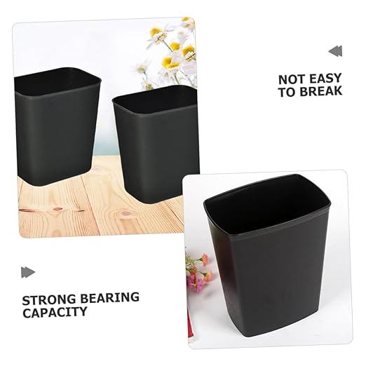 Luxshiny 2pcs Compact Trash Can Multi Use Garbage Bin for Bathroom Office and Home Stylish and Wastebasket for Easy Disposal of Household Waste