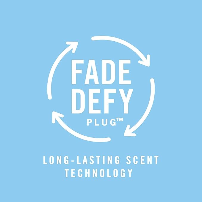 Febreze Plug with Fade Defy Technology Air Freshener (2) of 0.87 fl oz Refills (Mediterranean Lavender)