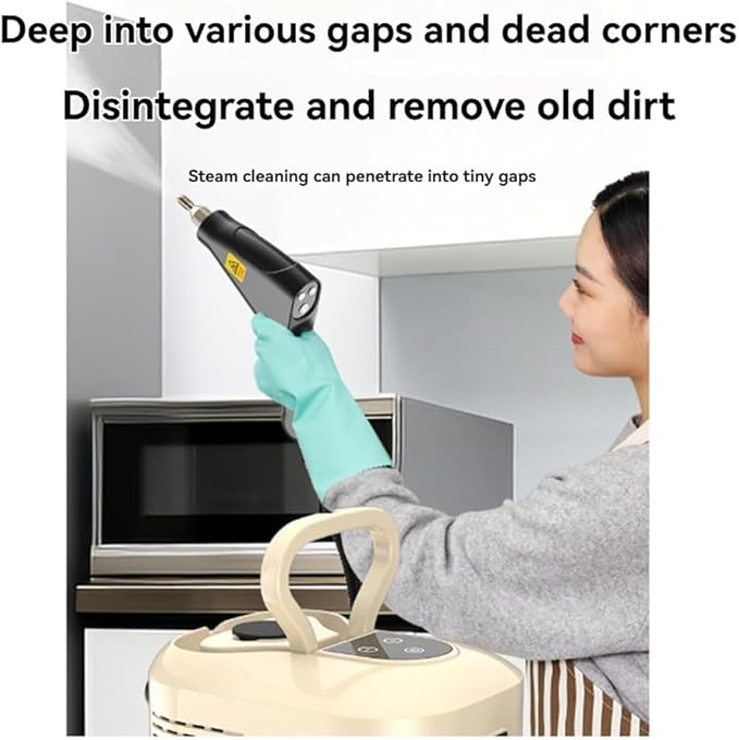 Handheld Steam Cleaner 1500W High Pressure Steamer Temperature Disinfect Pressure Jet Washer Machine US Plug B