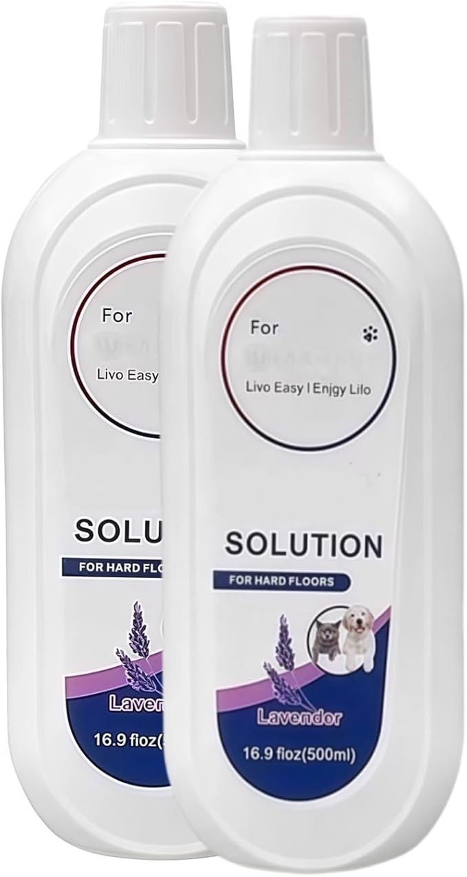1-5 Bottles Of 500ml Floor Cleaner. Compatible With Tineco. FLOOR ONE S3 S5 Pro2 COMBO And S7Pro Series Natural Lavender Scented Floor Cleaner(2pc 500ml)