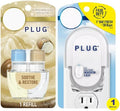 F.e.b.r.e.z.e Odor-Fighting Fade Defy Plug Air Freshener (1 Refill) of 0.87 Fl Oz + Starter Kit (Soothe &amp Restore)