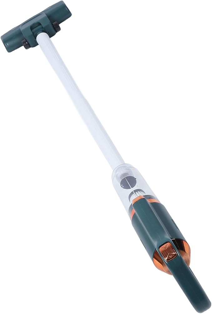 Focket Cordless Vacuum Cleaner 120W 8500PA Powerful Suction with 600 Ml Dust Cup for Carpet for Home Pets (Green)