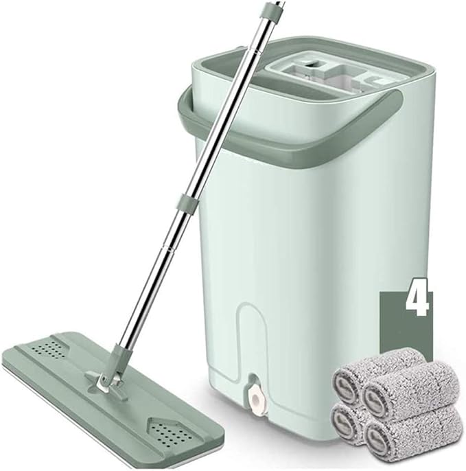 Flat Mop Fiber Cleaning Household Hand Washed Wooden Floor Lazy