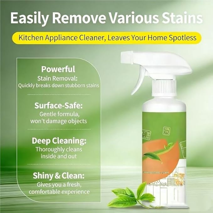 Electrolyzed Ion Kitchen Cleaner SprayMulti-purpose Cleaner Spray Kitchen Cleaner Spray Clean Up Kitchens Oil Stains Natural Enzyme Cleaners Multi-Purpose Grime (1)