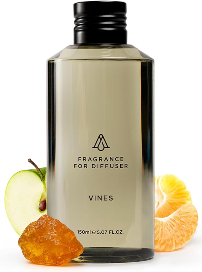 AromaPlan Hotel Home Luxury Scents Vines 5.07 Fl Oz (150ml) | Fragrance for Cold Air &amp Waterless Diffuser Oil | Home Luxury &amp Hotel Scent for Aromatherapy- USA Made Bigger Bottle &amp Long