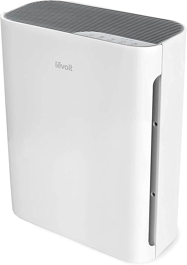 LEVOIT Air Purifier for Home Bedroom Quiet Clean with Washable Pre-Filter for Dander Smoke Dust Pollen AHAM Verifide Odor Eliminators for Medium Sized Rooms Pet Hair Remover Vital 100 White