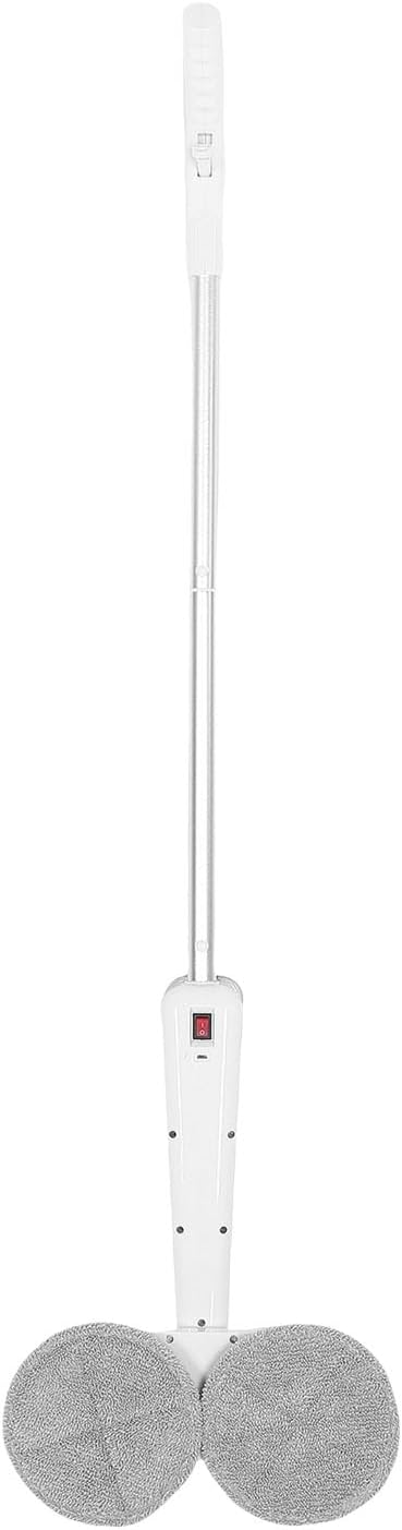 Alomejor Cordless Electric Mop Lightweight Powerful Floor Cleaner with Water Spray and Large for Wet Dry Cleaning and Waxing
