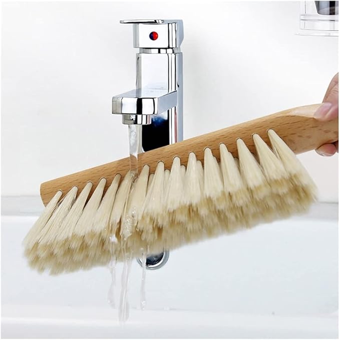 Soft Cleaning Brush Wood Handle Hotel Family Clothes Dust Hair Sofa Bed Sheets Bedspread Carpet Cleaning Counter Brush Hand Broom