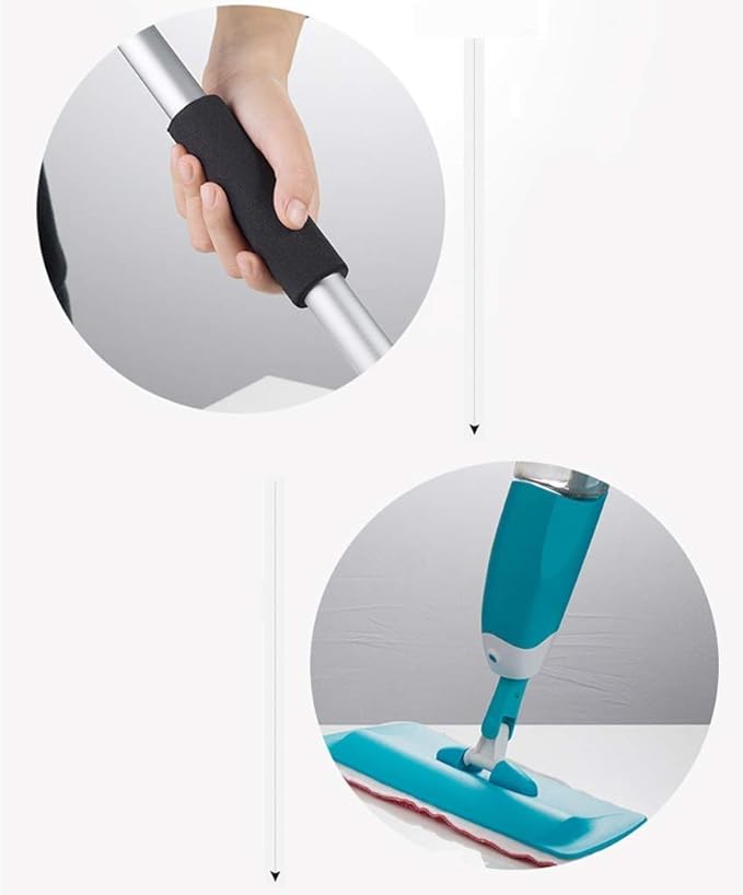 Mop Spray Spray Flat mop Large Lazy Tow Free Hand-Washed Wooden Floor mop