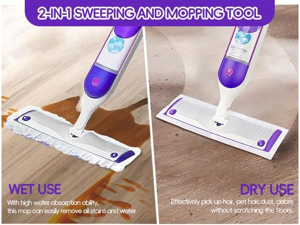 32 Count Disposable Power mop Refills for Swiffer Power Mop Multi-Surface and PowerMop Wood  Unscented Powermop Clean Replacement Mopping Pad