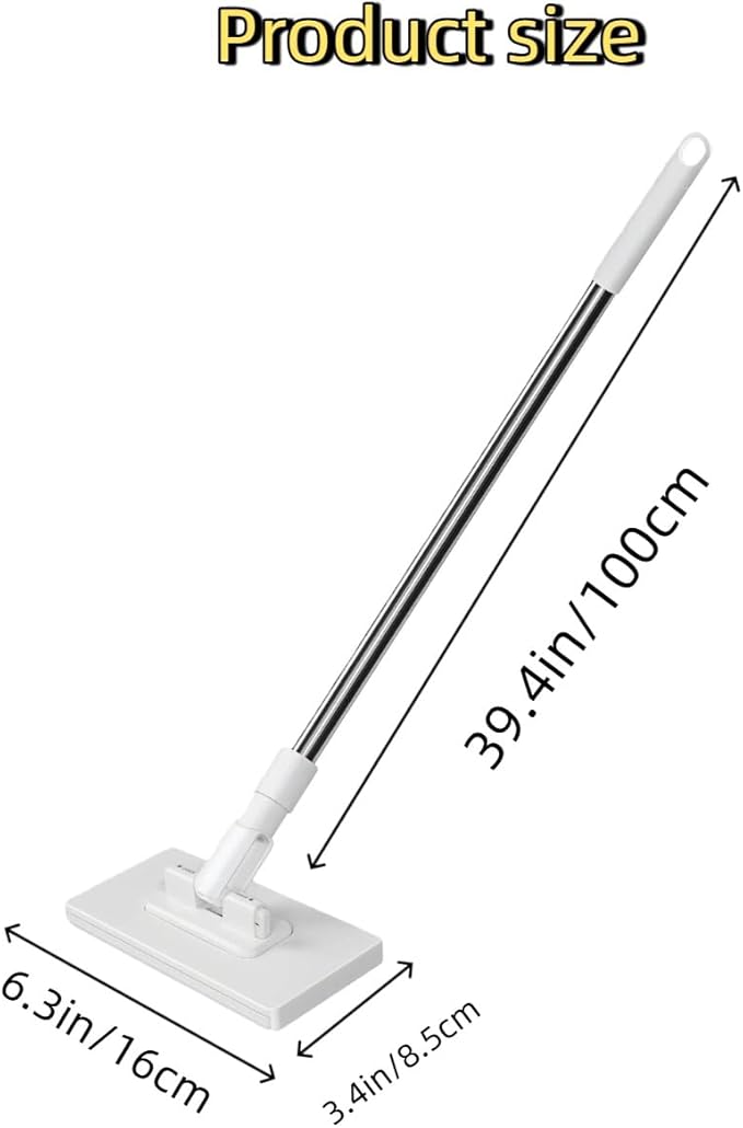 Convenient Cloth Changing Mini Mop with Clean Glove*1 and Reusable Cleaning Cloths*5Clever and Portable No Wash Mops with One-Click Cloth Change Zero Touch Mop for Small SpacesCorners