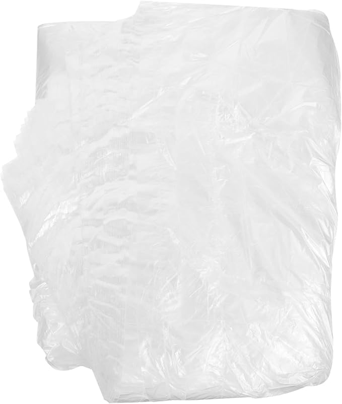 minkissy 200pcs Thickened Pe Plastic Bags Disposable Storage Pouches for Large Trash Bags Trash Can Liners