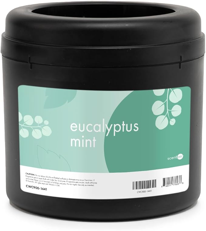 ScentAir Whisper Home Monthly Plug-in Refill Fragrance Cartridge for Home and Office Eucalyptus Mint