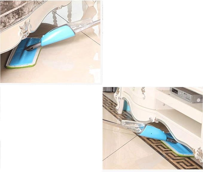 Mop - Effective Cleaning Area Flat Mop with Mop Pads Hardwood Floor Cleaning Microfiber Wet Mops