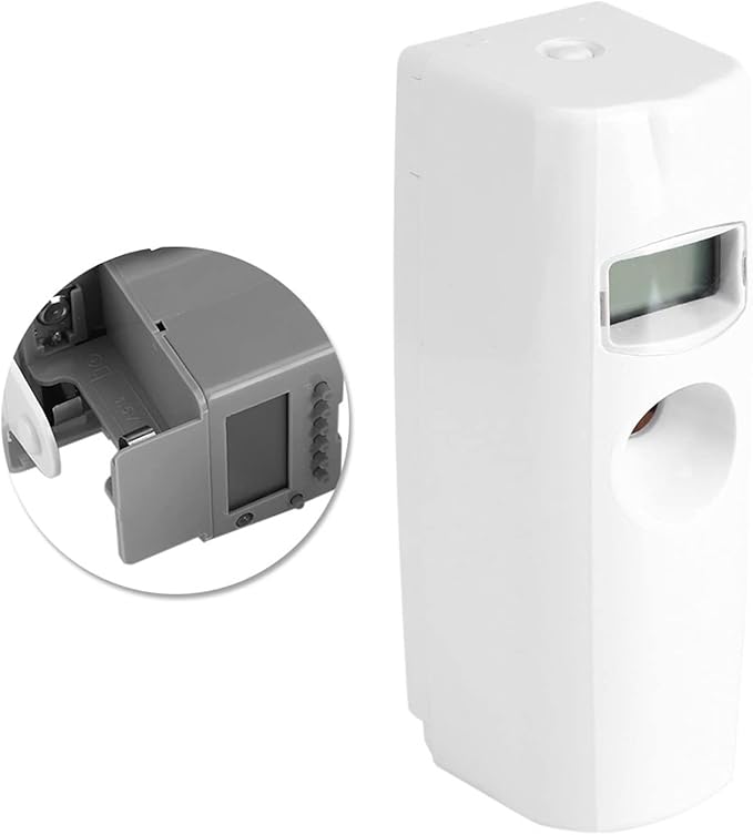 Automatic LCD Fragrance Dispenser Wall Mount Auto Air Freshener Dispenser Aerosol Spray Perfume Dispenser for Bathroom Hotel