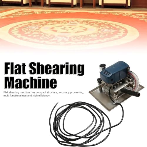 Carpet Trimmer 500W Handmade Rug Shearing Machine Portable Flat Rug Clean Machine for Household Use Flexible Movement