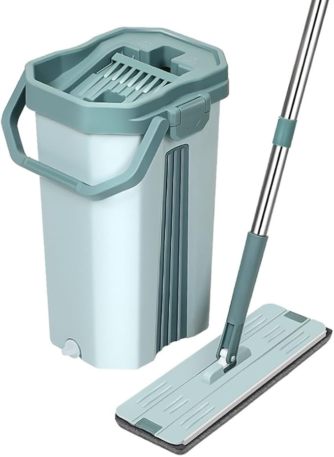 Hand Free Household Large Mop Dry and Wet Dual-Purpose with Bucket