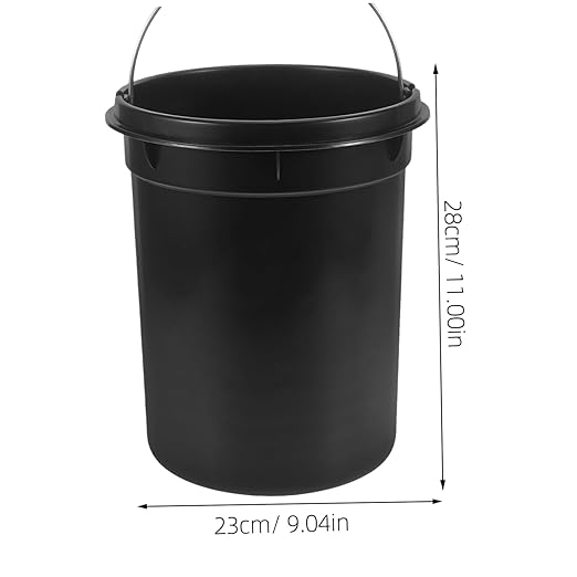 Trash Can for Office and Home Wastebasket Simple Design for Bedroom Bathroom Kitchen and Outdoor Use No Lid Convenient Waste