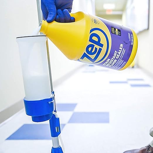 Zep All-in-One Industrial Floor Cleaning Kit - Contains Floor Stripper Floor Sealer Floor Polish and Floor Cleaner - 1 Gallon (Case of 4) ZULFKIT - Great for Homes Kitchens and High-Traffic Areas