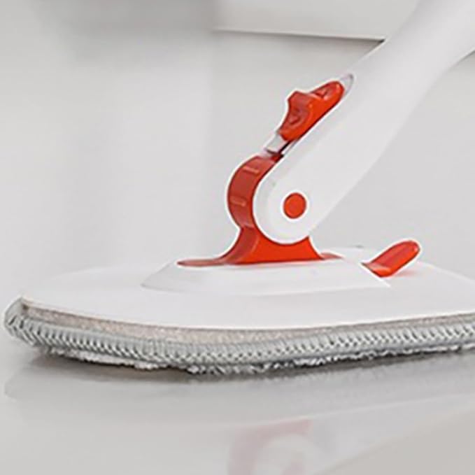 Floor Brush Scrubber Set with Long Handle Stiff Bristle Tile Corner Grout Brush for Bathroom and Shower Floor Cleaning Includes 3-Section Pole Fiber Cloth with Base and Scrubbing