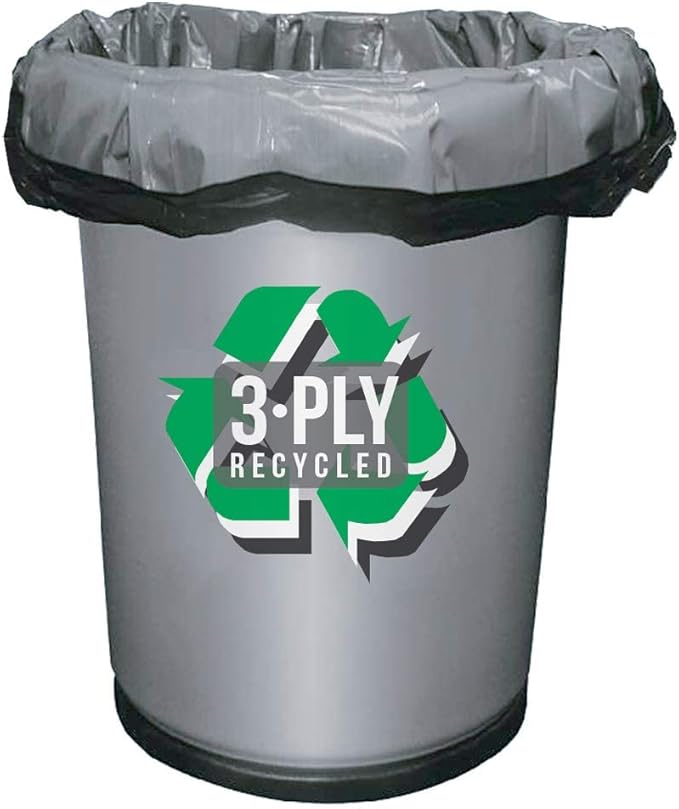Aluf Plastics 55-60 Gallon Trash Bags - 1.5 MIL (eq) Black Heavy Duty Trash Can Liners - 38 x 58 - Pack of 100 - For Contractor Industrial Commercial &amp Outdoor