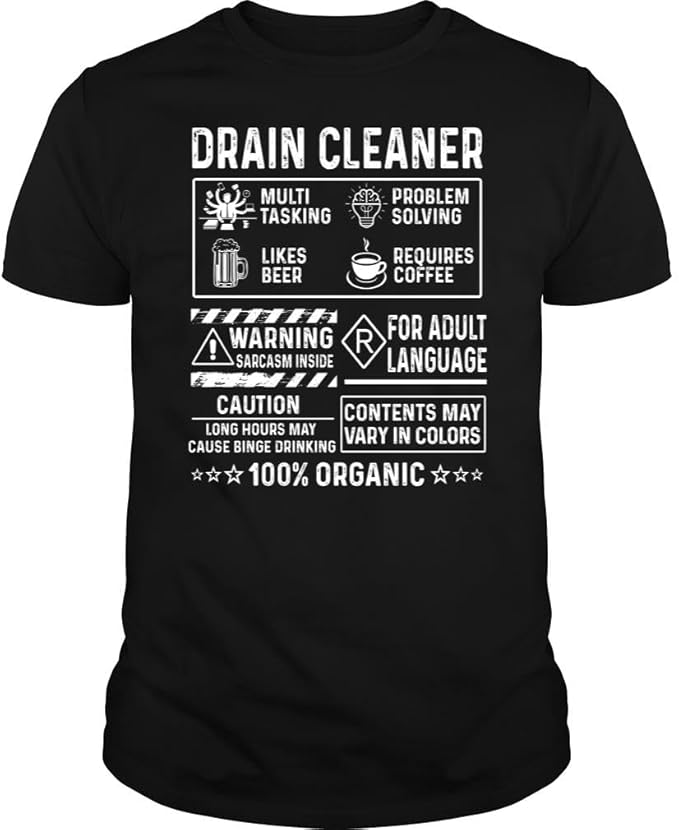 Drain Cleaner Multitasking Problem Solving Job Title - Unisex Tee