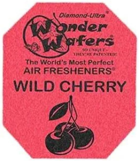 Wonder Wafers 250 Count Unwrapped Automobile Professional Use Air Fresheners Car and Truck Detail (Wild Cherry)