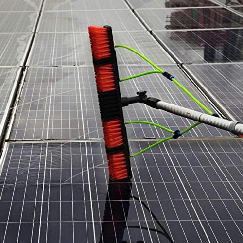 Glass Cleaning Brush Home Water Fed Telescopic Pole Kit Solar Panel Brush Rotating for Photovoltaic PanelSolar Panel Cleaner Pole 312M Water Fed Telescopic Window Cleaning Pole Kit for Sola